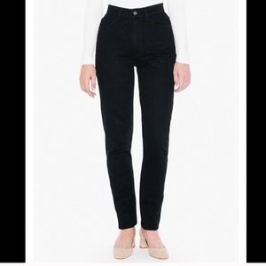 BNWOT American Apparel High Waist Denim mom jean